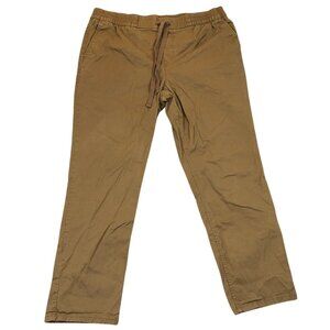 Old Navy Women's Casual Pants Size 12 Brown Drawstring Pull On Straight Travel
